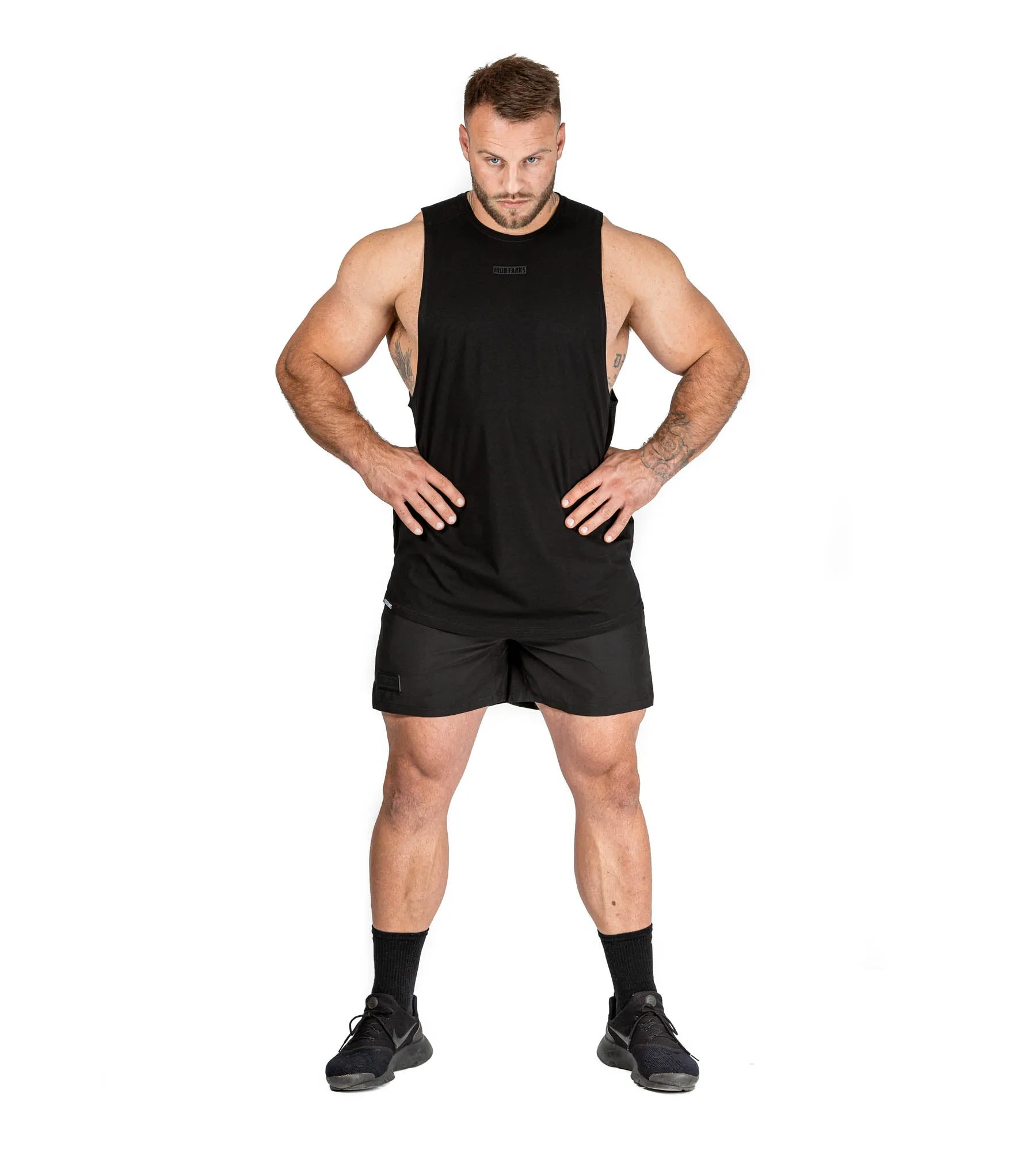 Raider Muscle Tank - Jaguar Black