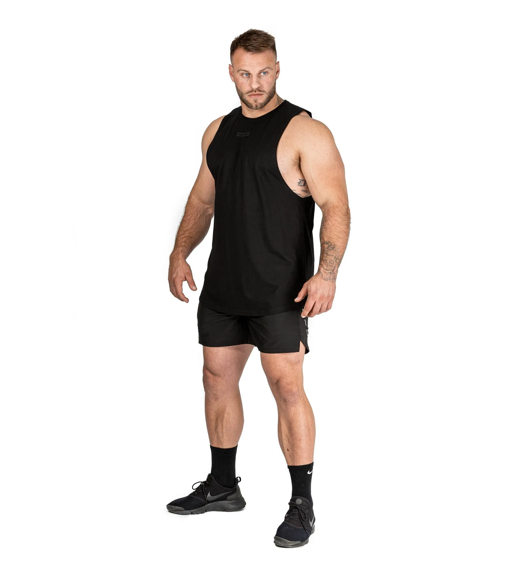 Raider Muscle Tank - Jaguar Black