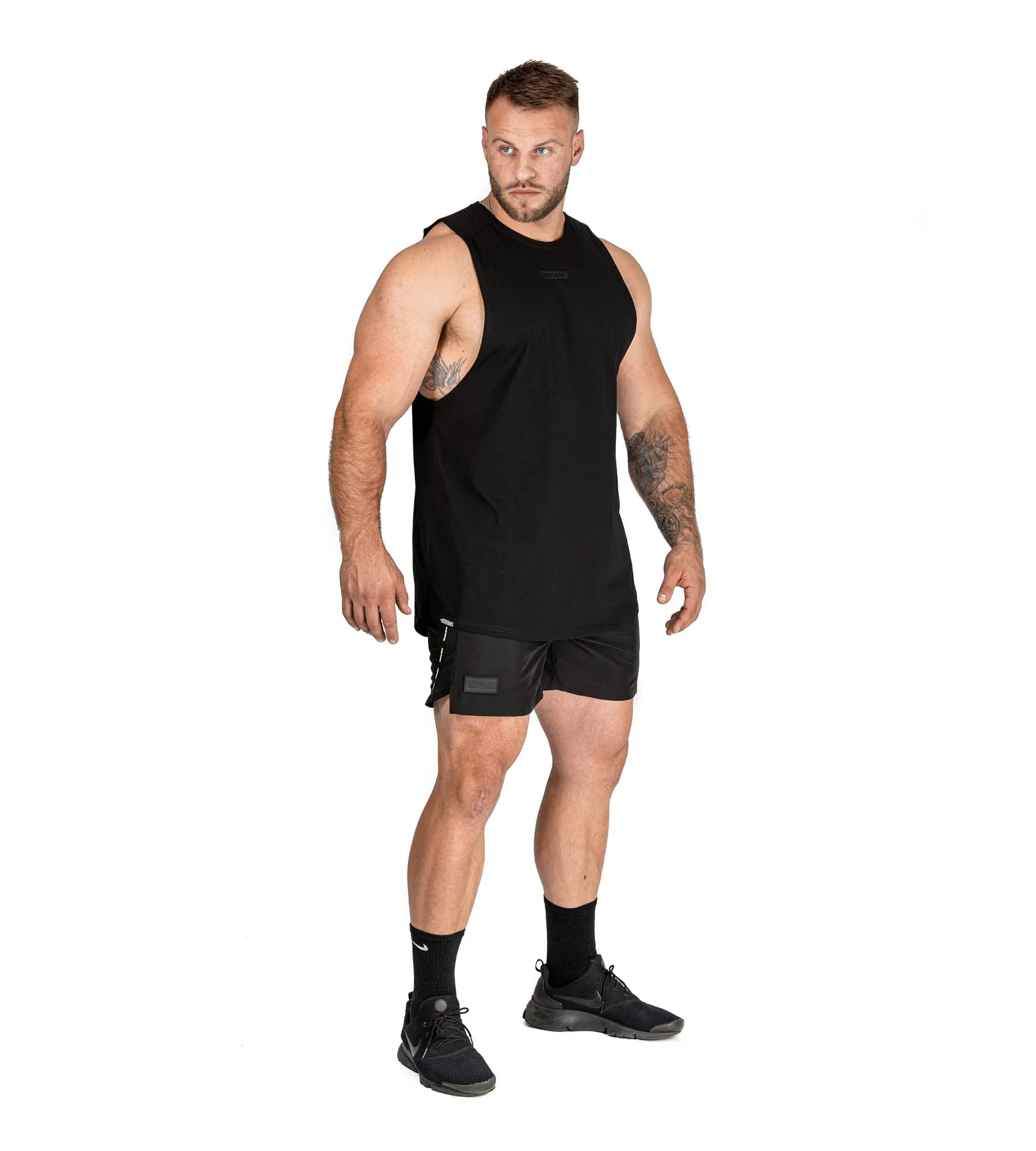 Raider Muscle Tank - Jaguar Black