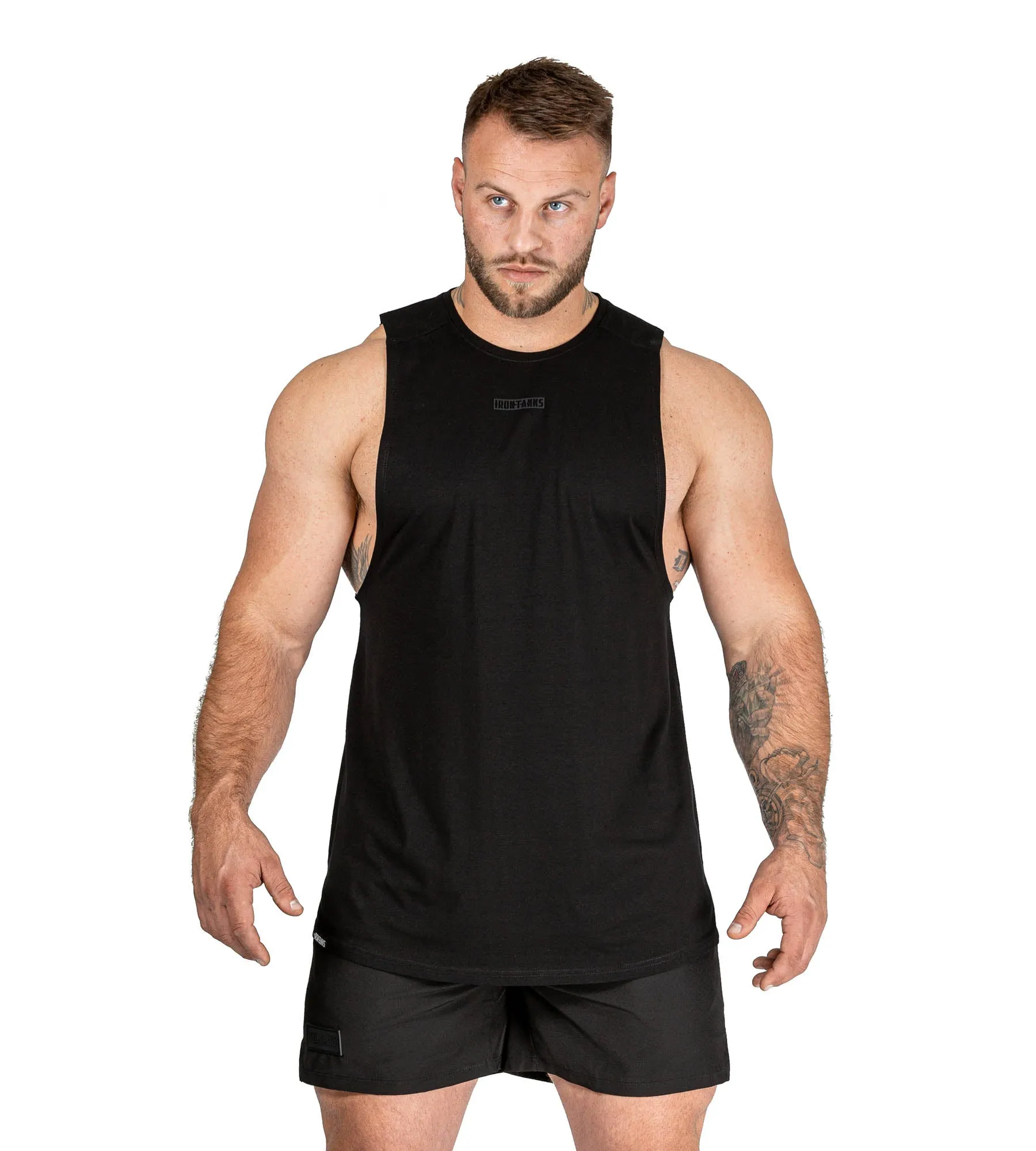 Raider Muscle Tank - Jaguar Black