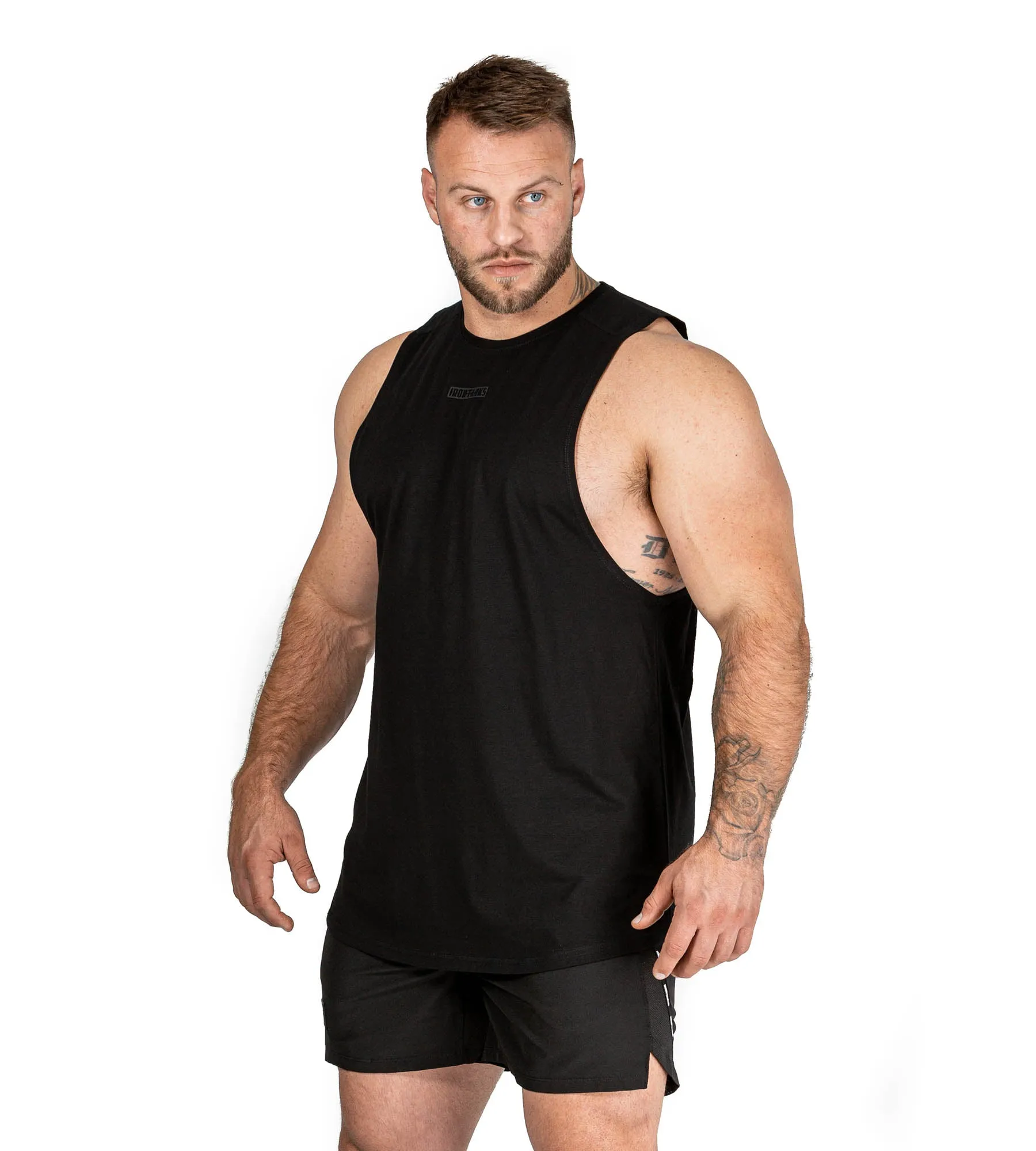 Raider Muscle Tank - Jaguar Black