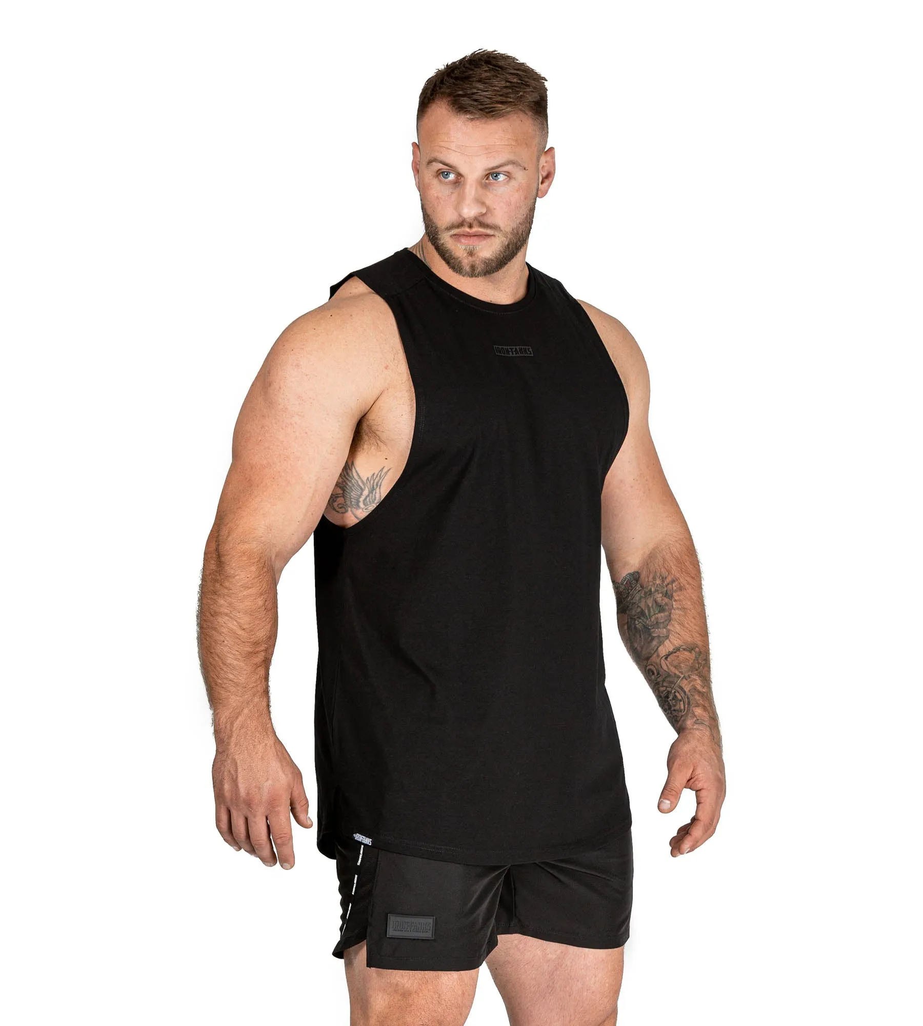 Raider Muscle Tank - Jaguar Black