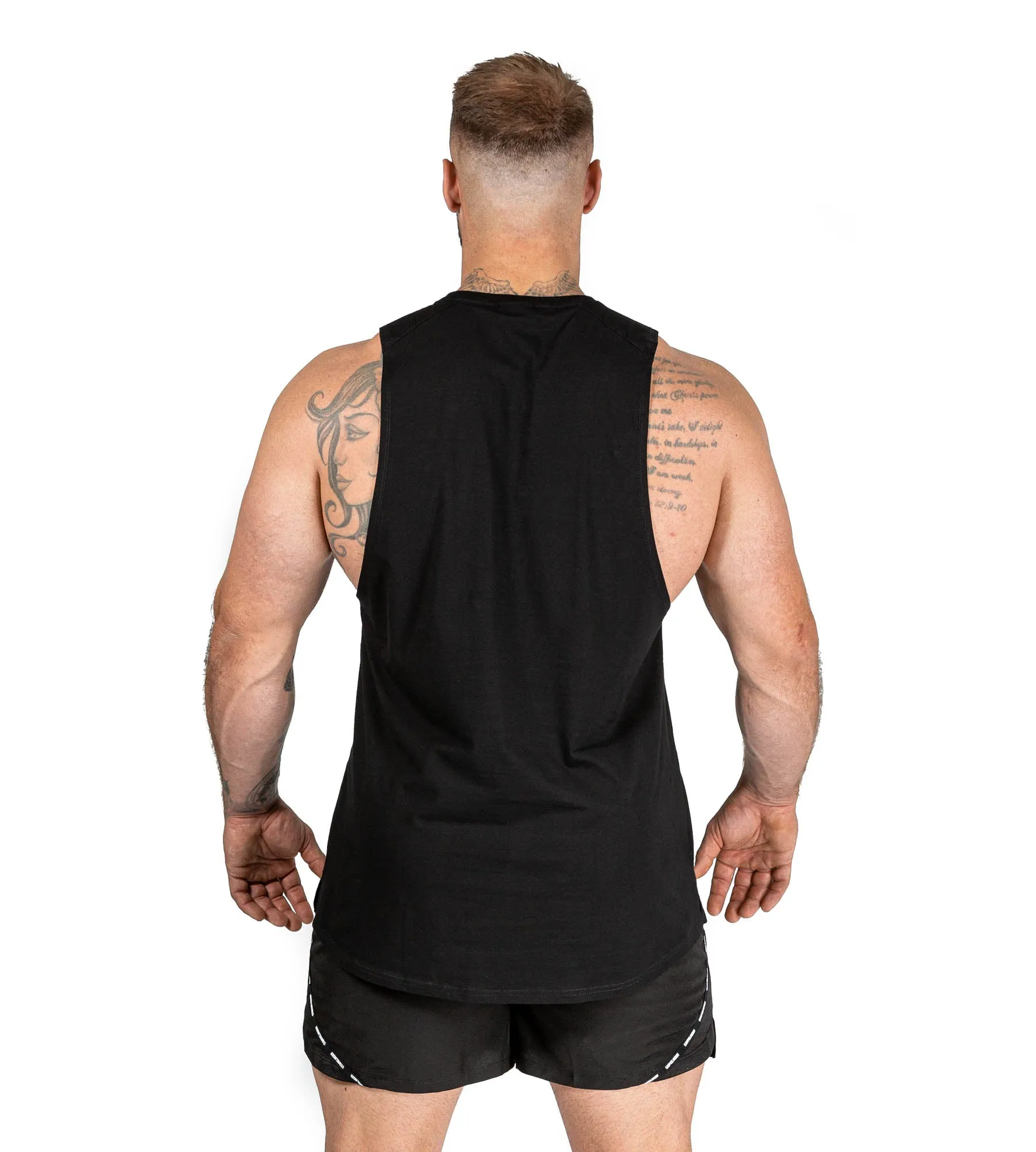 Raider Muscle Tank - Jaguar Black