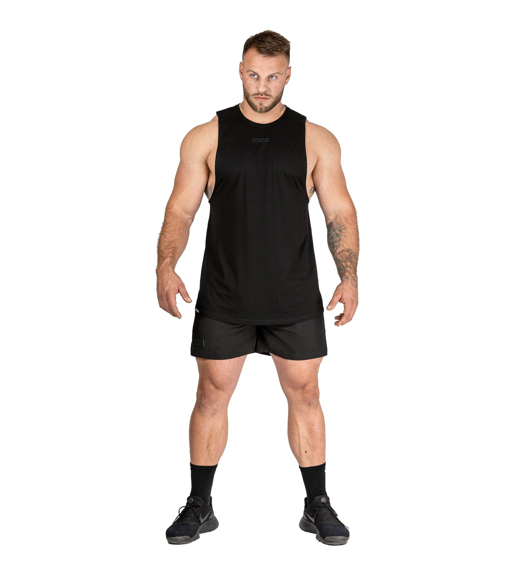 Raider Muscle Tank - Jaguar Black