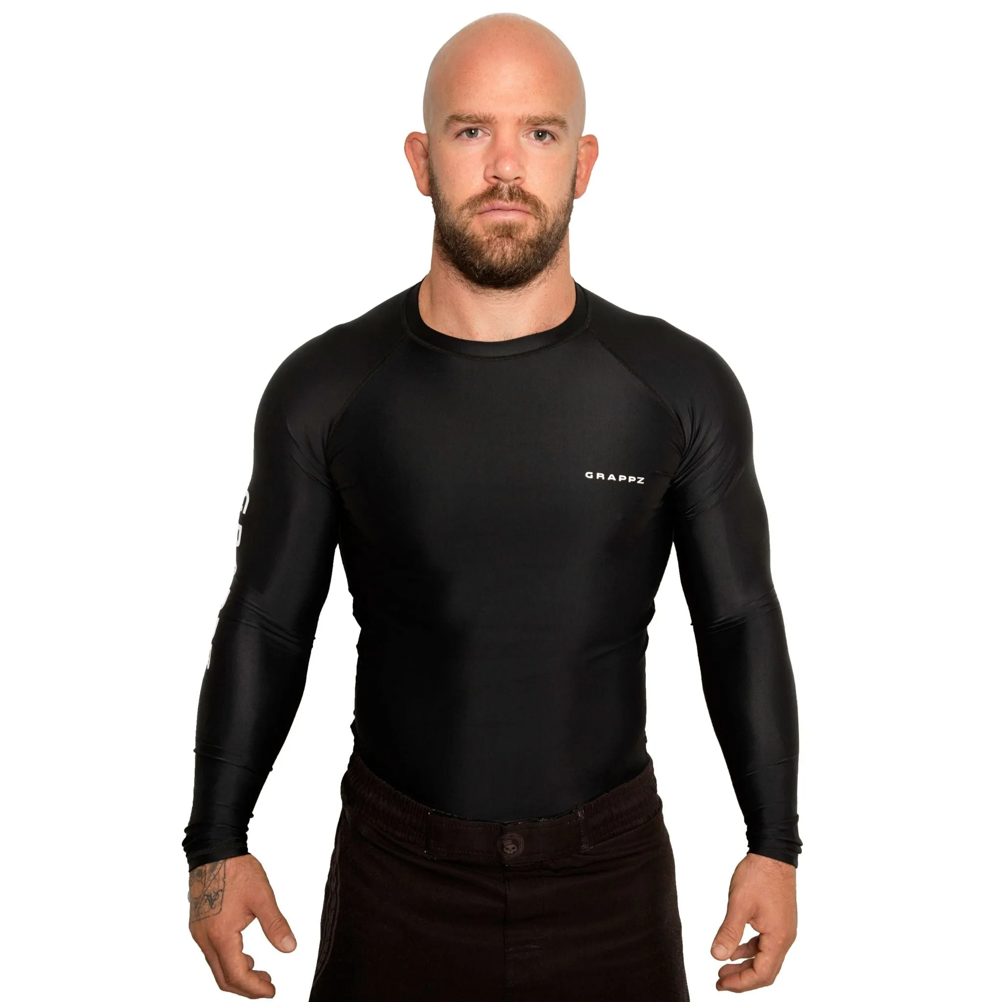 Rashguard - Long Sleeve Athletic Compression Shirt - Base layer - By Grappz