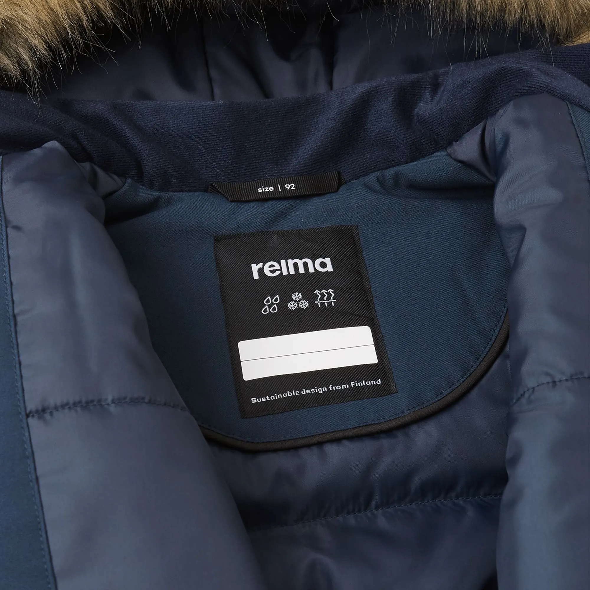 Reima Toddlers' Mutka Waterproof Winter Parka - Navy