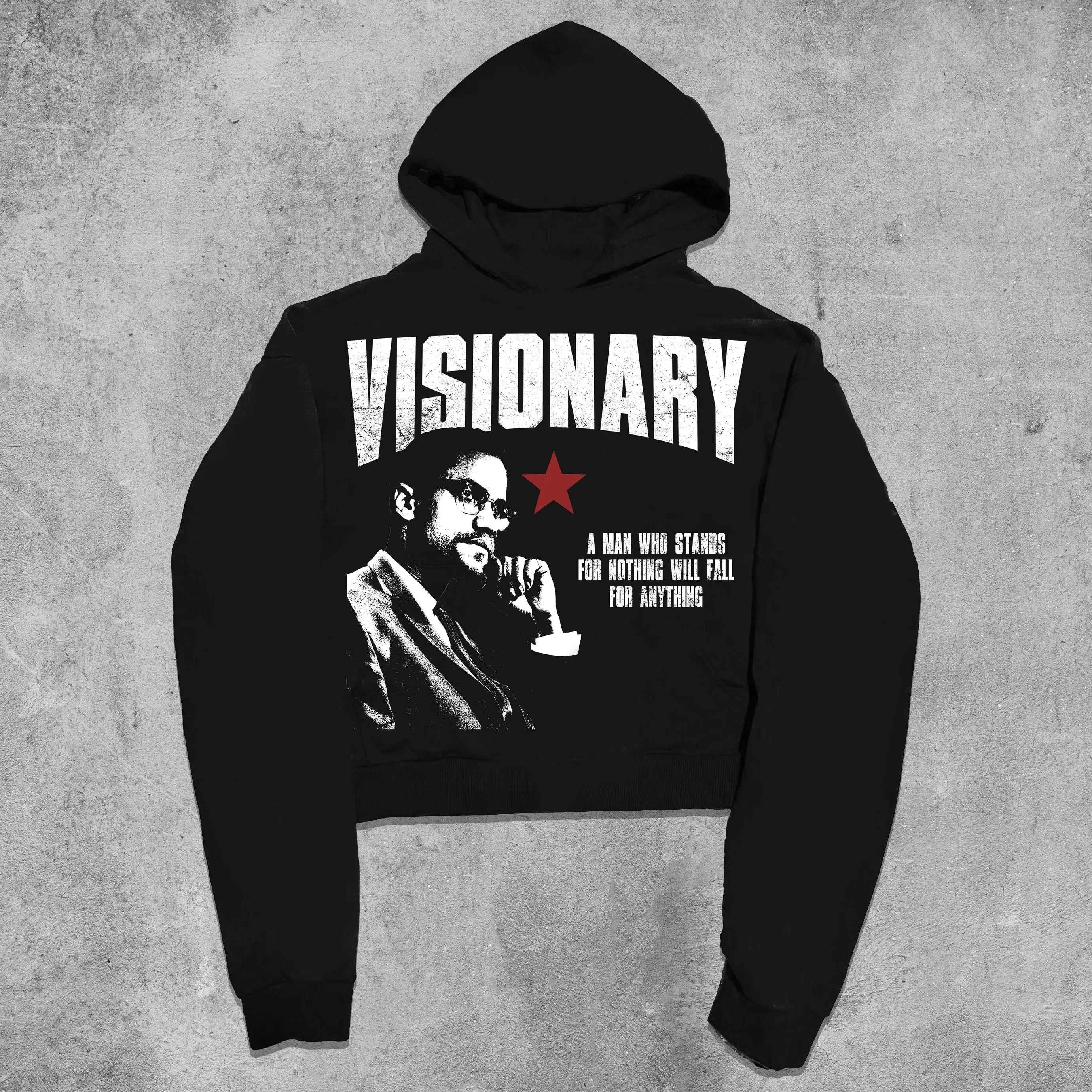 Revolutionary Print Casual Street Hoodie