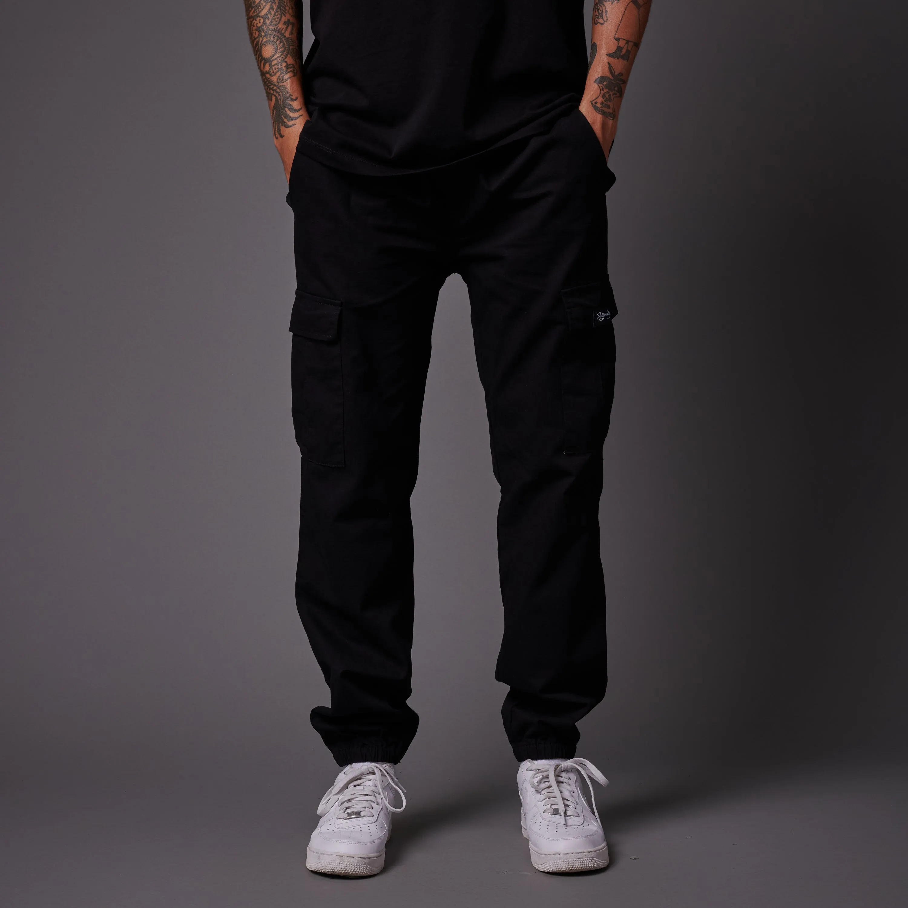 Ripstop Easy Cargo Pants Black