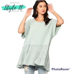 Sage Tired Tunic