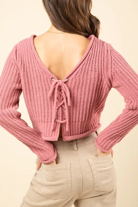 Scarlett Soft Knit Sweater Pink