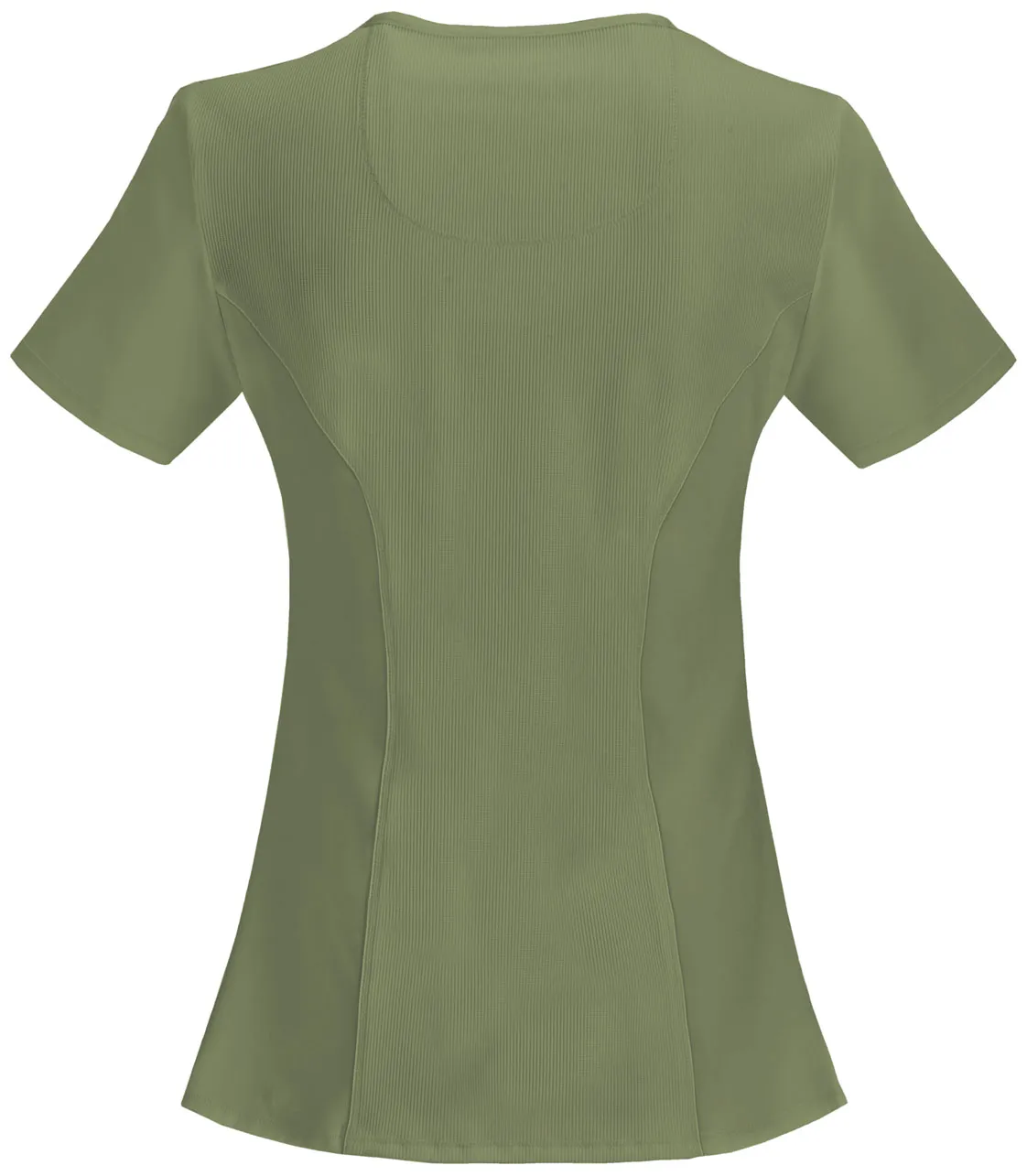 Scrub Top - Cherokee Infinity Women's Mock Wrap Top - Olive, 2625A