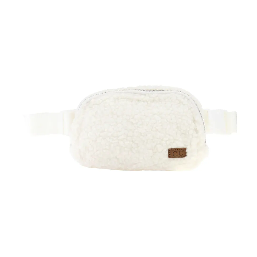 Sherpa Belt Bag in Ivory