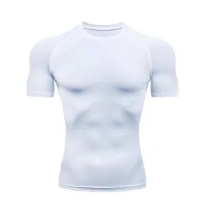 Sleek White Compression Shirt