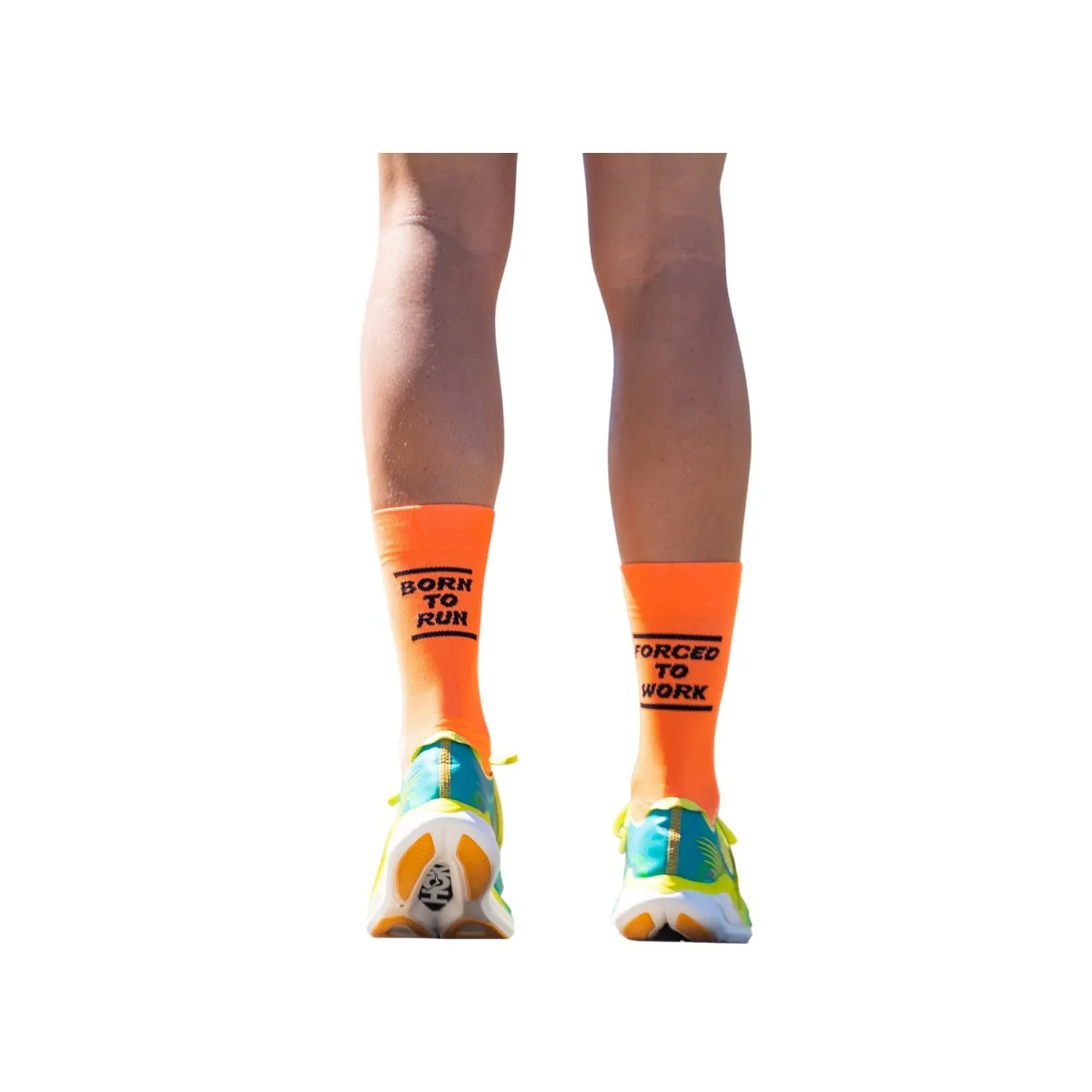 Socks Sporcks Born To Run Orange