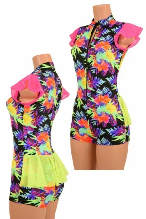 Sonic Bloom Ruffle Rump Romper