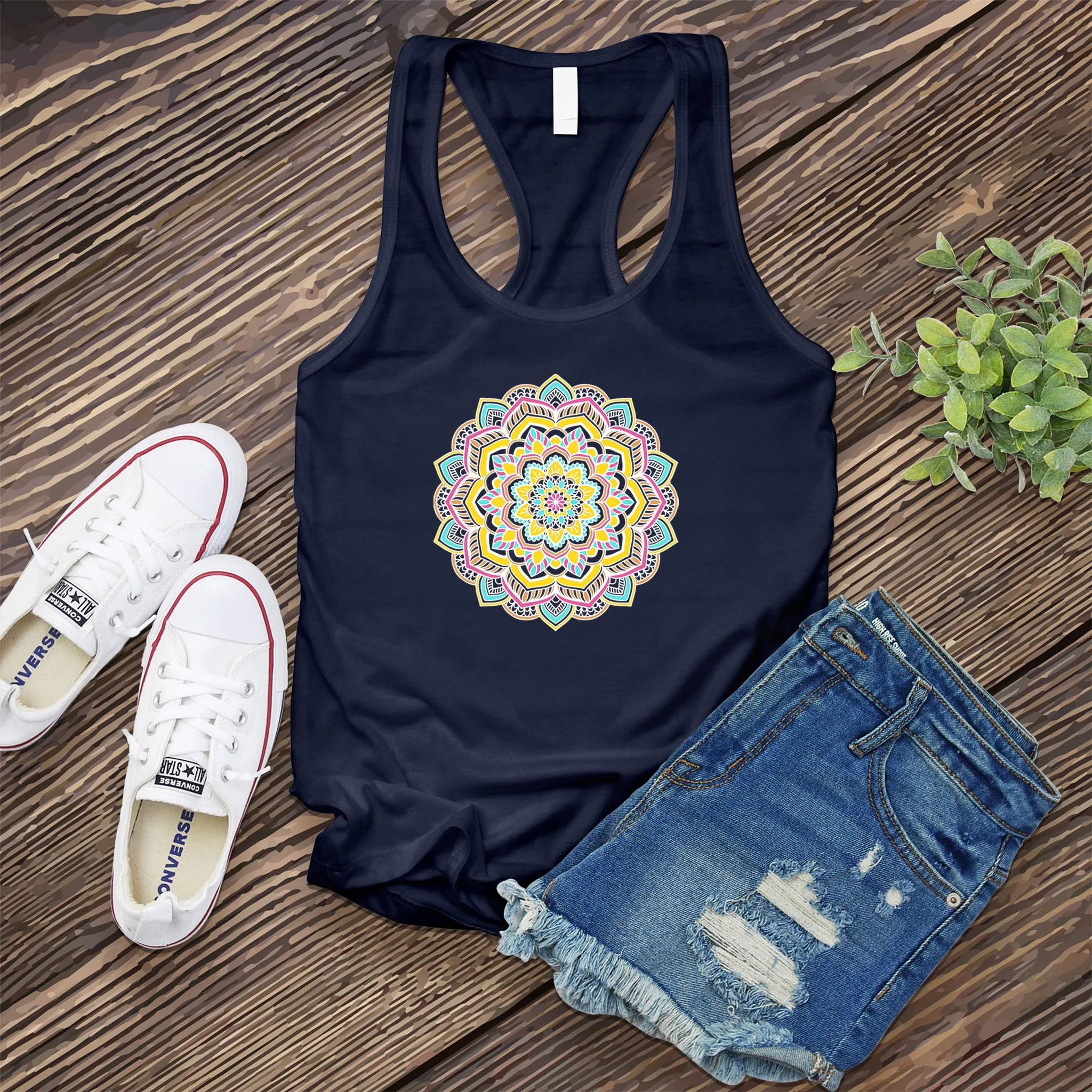 Spring Color Mandala Women's Tank Top