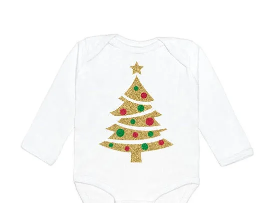 Sweet Wink Christmas Tree Bodysuit