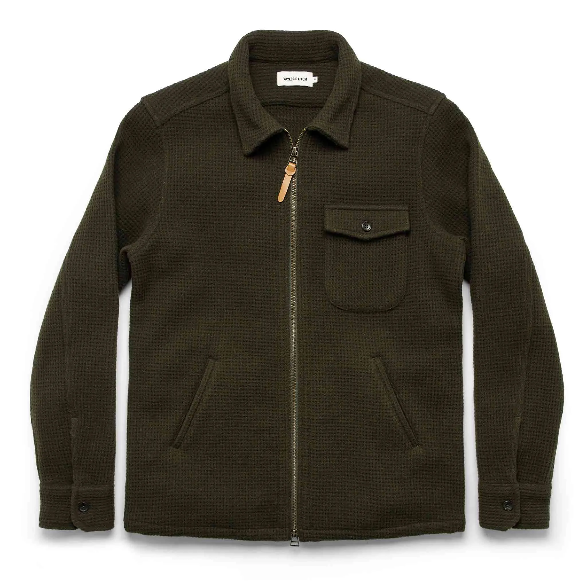 The Coit Jacket in Olive Waffle