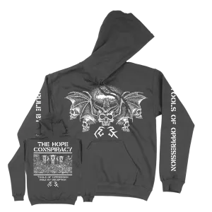 The Hope Conspiracy "Tools Of Oppression, Rule by Deception" Pigment Black Premium Hooded Sweatshirt