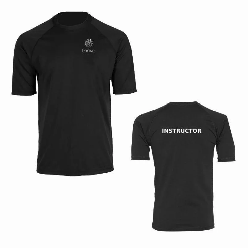 Thrive Victory Short Sleeve Rash Guard w/ Instructor Logo