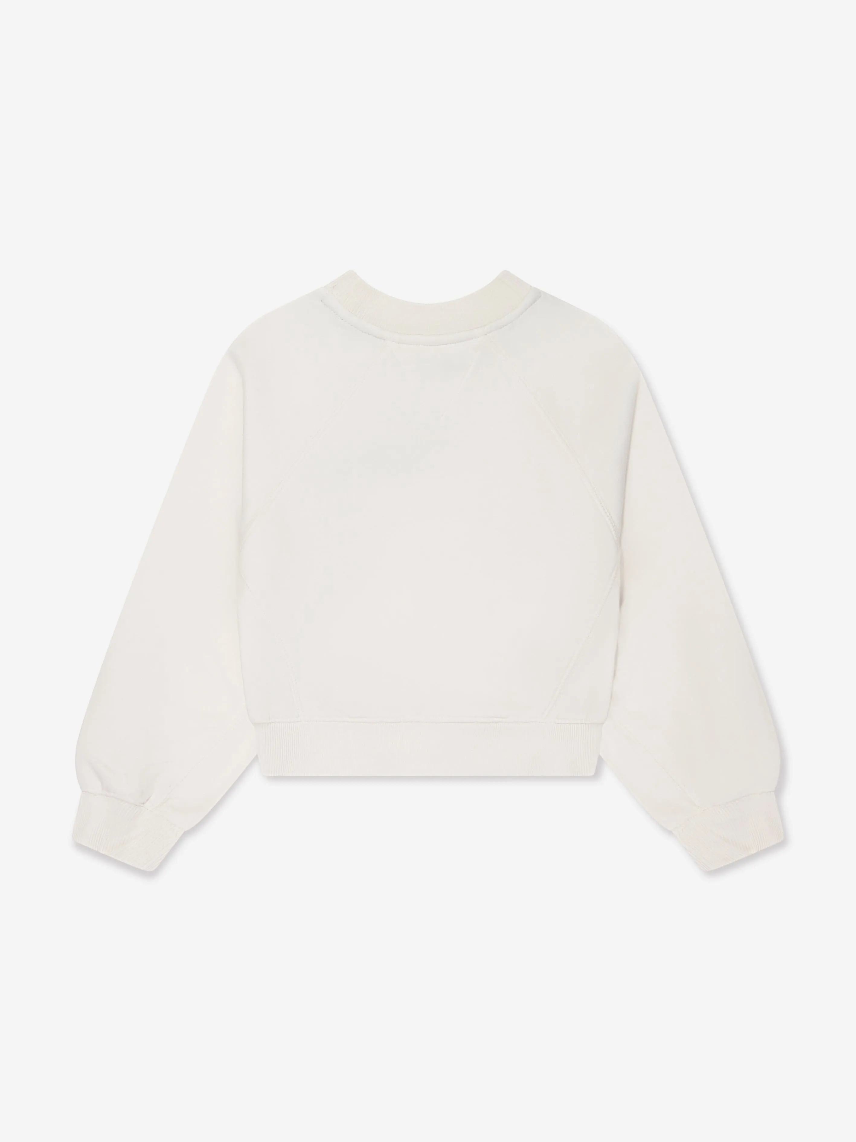 Tommy Hilfiger Girls Logo Sweatshirt in White