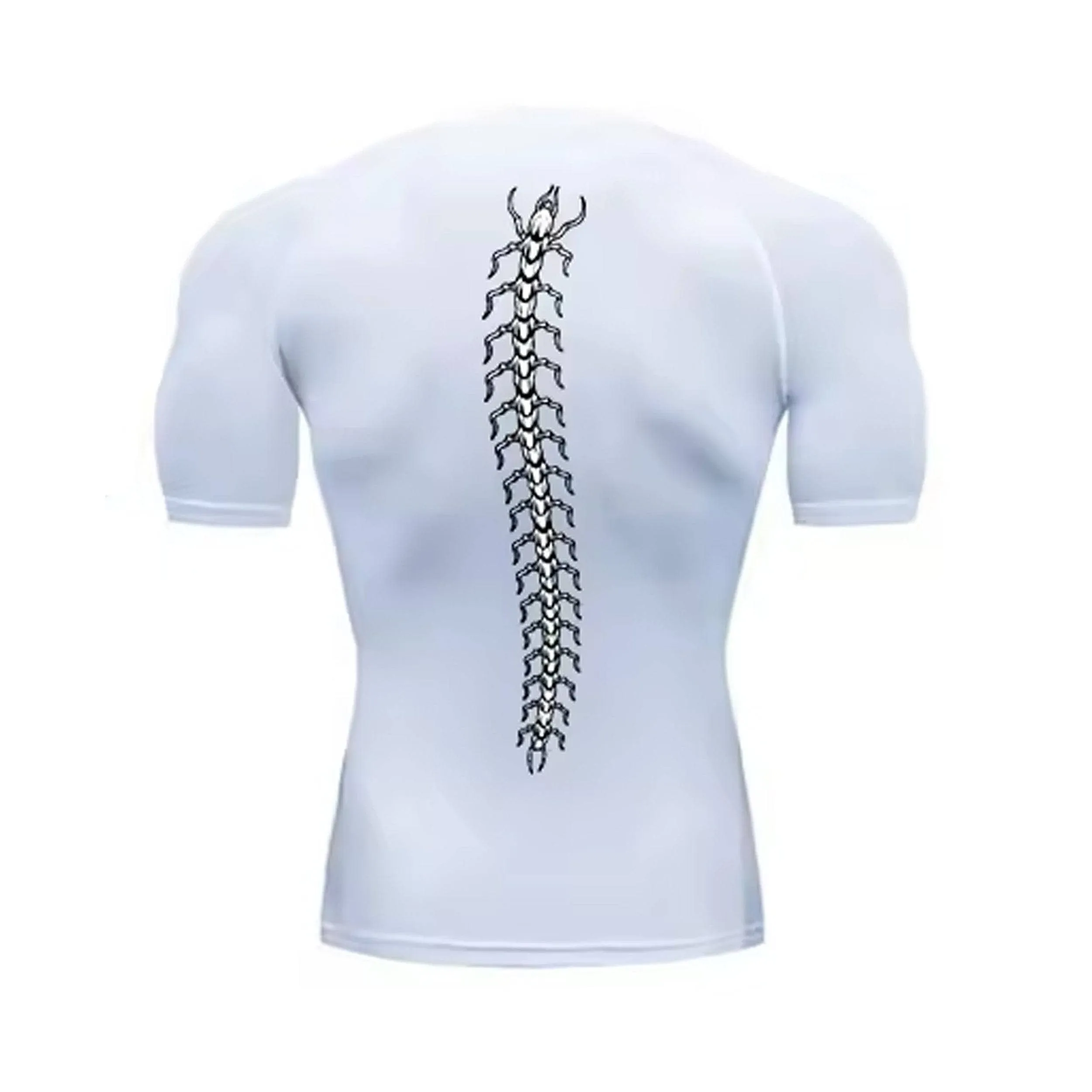 Toxic Crawler White Compression Shirt