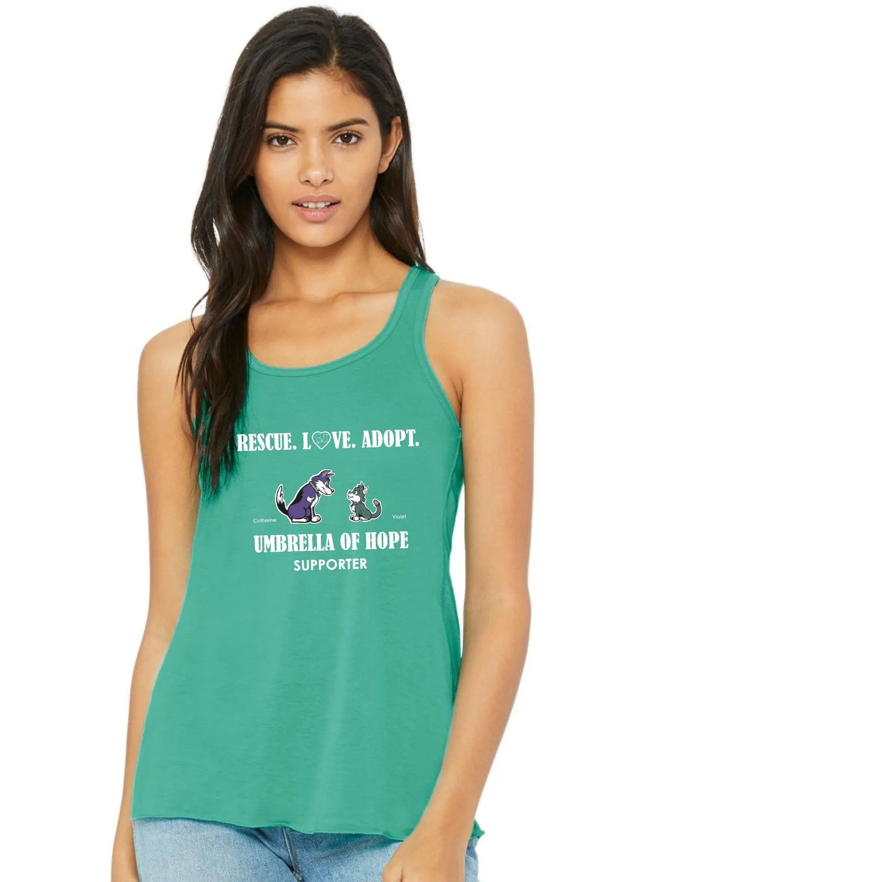 Umbrella of Hope Rescue- Flowy Tank (Available in several colors)