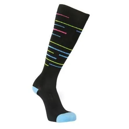 Unisex Graduated Colorful Compression Knee High Socks for Men and Women 15-20 mmHg