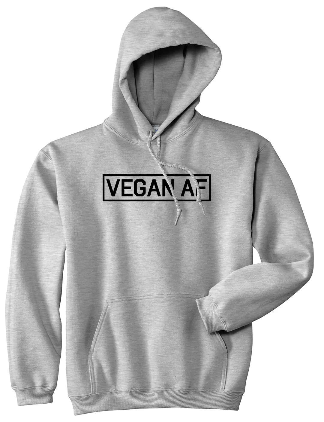 Vegan AF Vegetarian Mens Pullover Hoodie