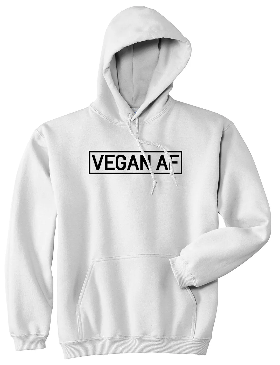 Vegan AF Vegetarian Mens Pullover Hoodie