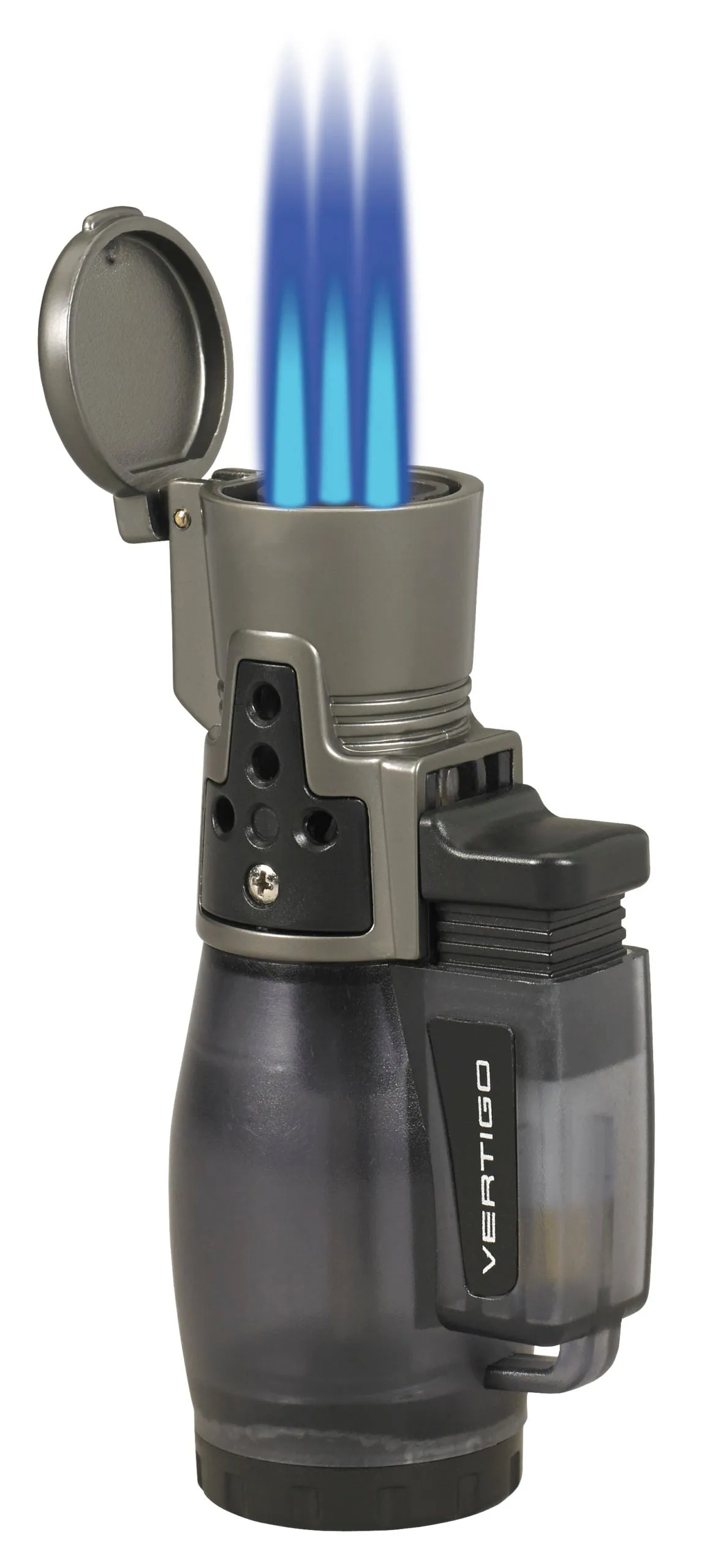 Vertigo Cyclone II 3 Flame Jet Lighter. Click here to see Collection!