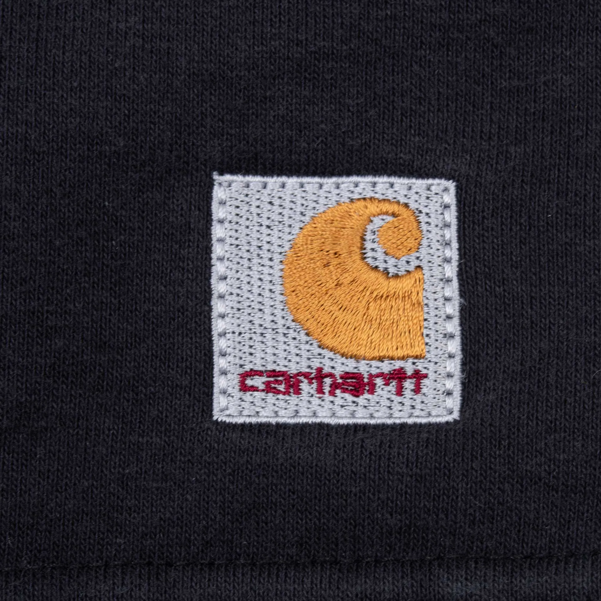 VINTAGE CARHARTT BLACK QUARTER ZIP SWEATSHIRT MEDIUM 2000S