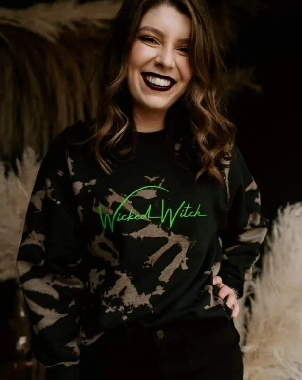 Wicked Witch Halloween Crewneck