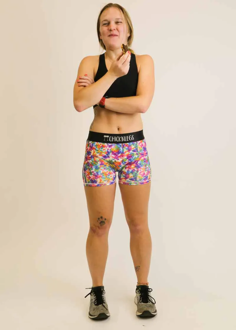 Women's Tie-Dye 3" Race Compression Shorts