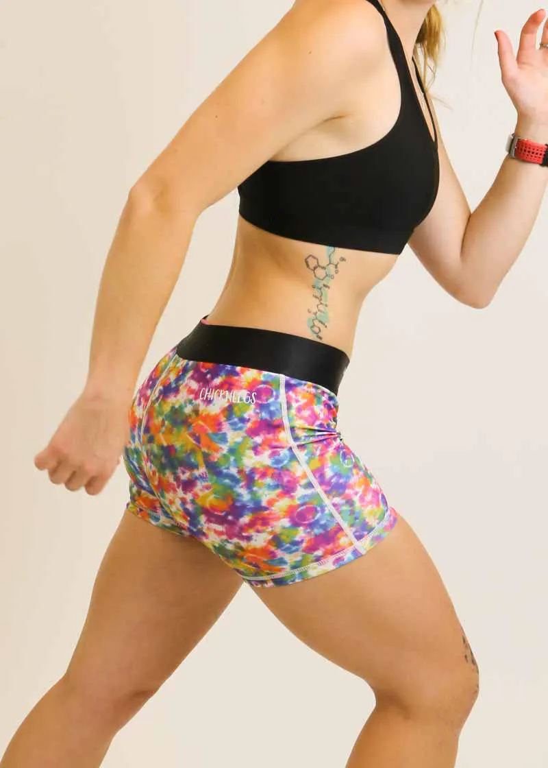 Women's Tie-Dye 3" Race Compression Shorts