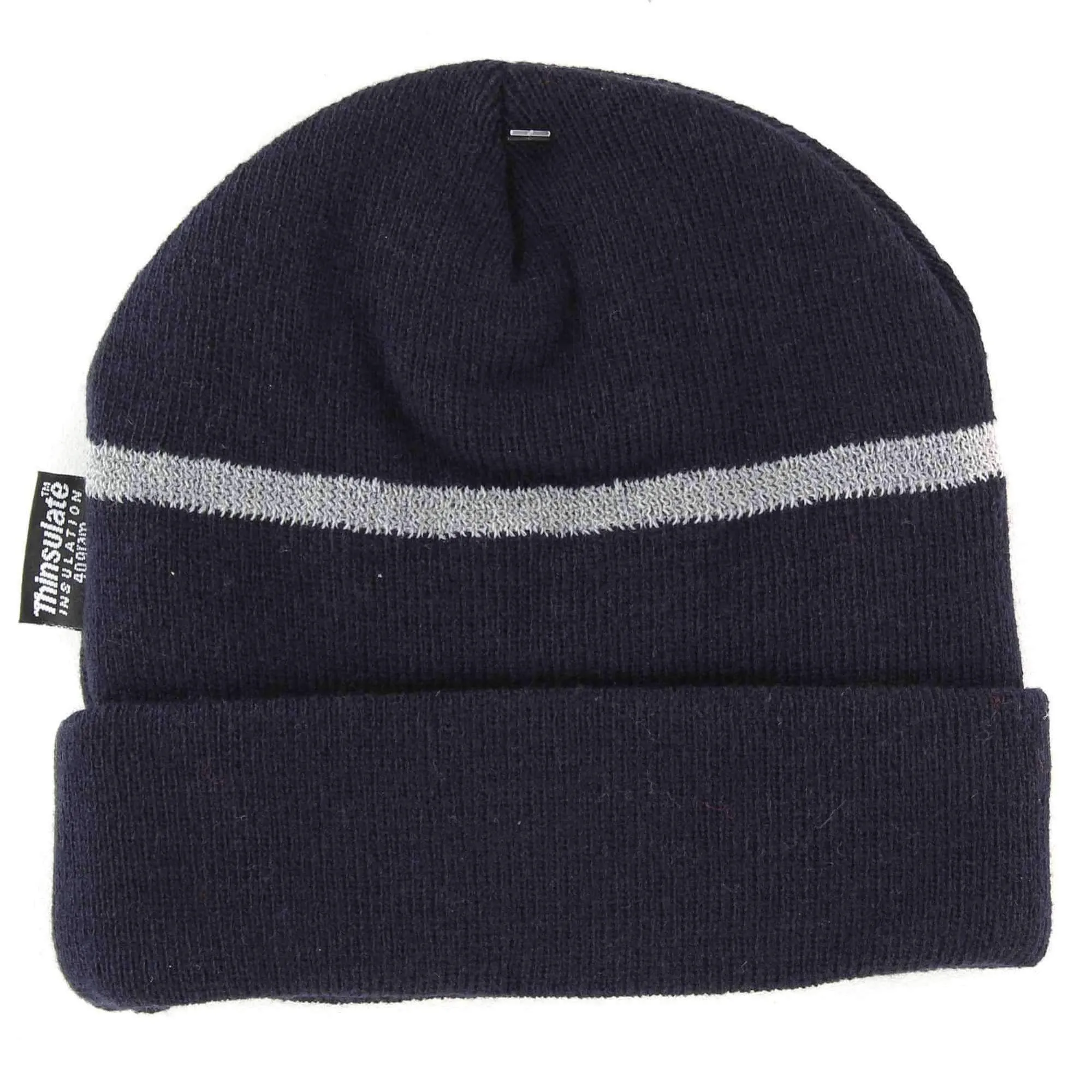 Yakwax Reflecto Thinsulate Junior Beanie - Navy