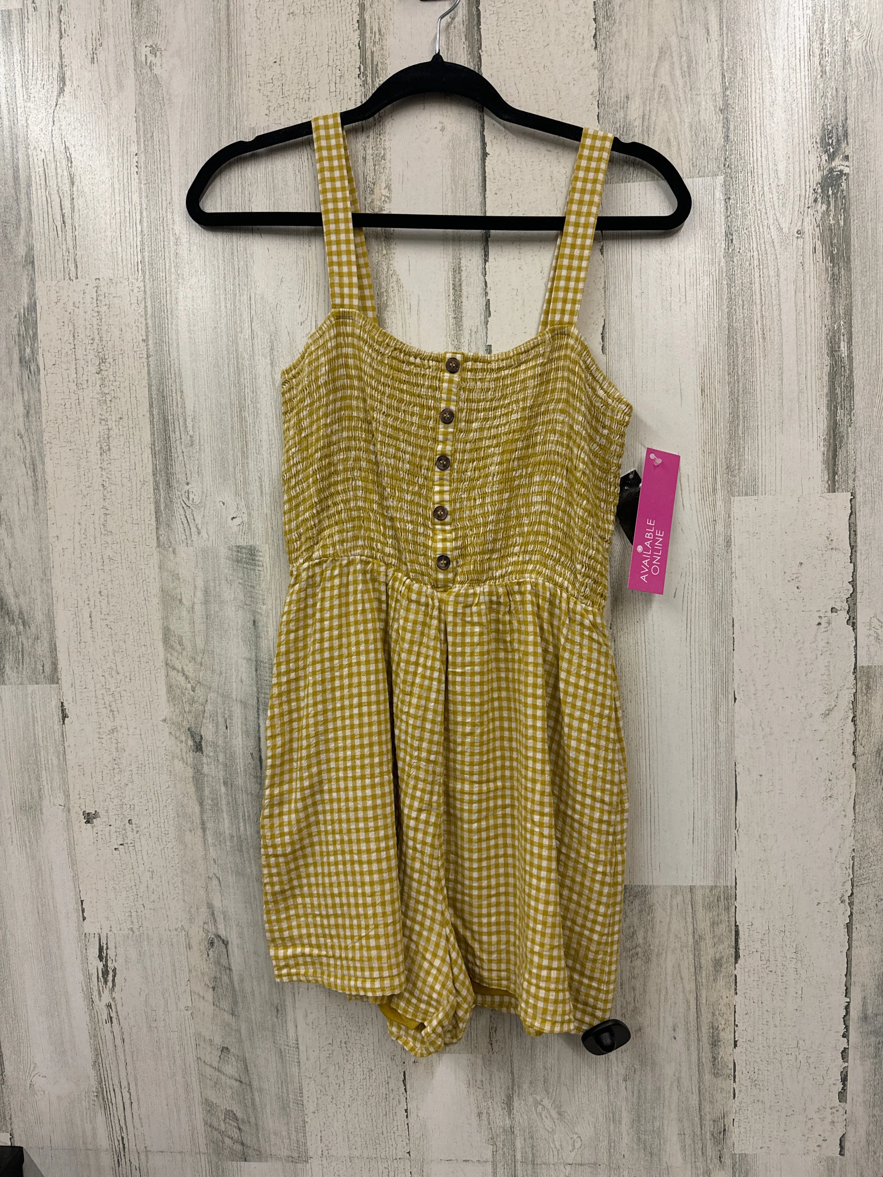 Yellow Romper Fashion On Earth, Size M