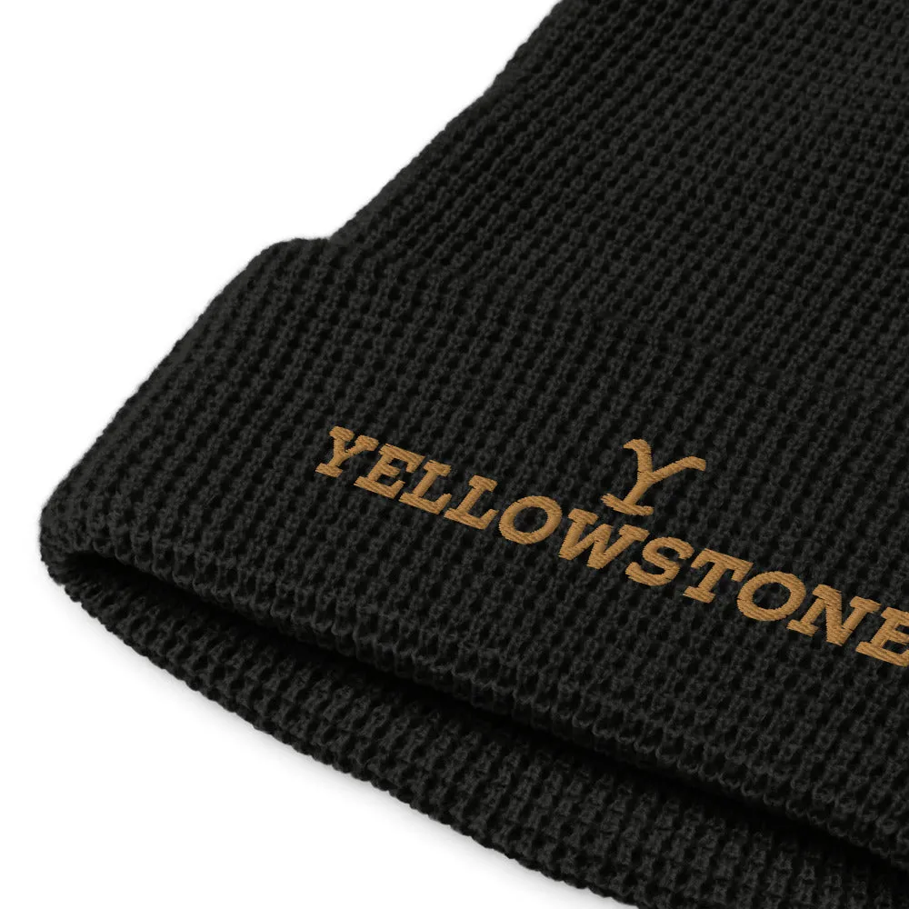 Yellowstone Embroidered Logo Waffle Beanie